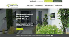 Desktop Screenshot of espaces-paysagers.fr