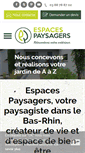 Mobile Screenshot of espaces-paysagers.fr
